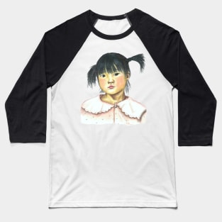 Petite Fille Chinoise - Chinese Little Girl Baseball T-Shirt
